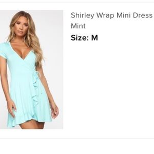 Fashion nova dress size medium  in blue